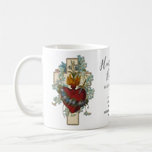 Mug Catholique Vierge Marie Religieux Chrétien (Gauche)
