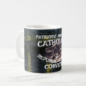MUG CATHOLIQUES CONVICTS DHS CBP PARTI RÉPUBLICAIN 202 (Devant gauche)