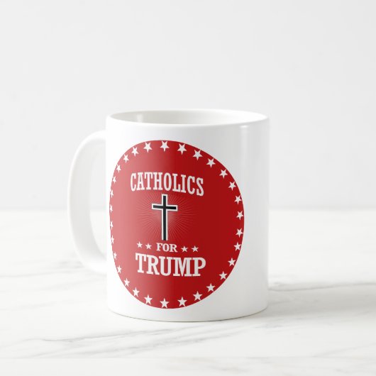 MUG CATHOLIQUES POUR L'ATOUT (Devant gauche)
