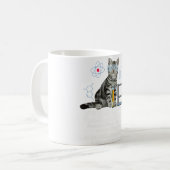 Mug Cation - Chimie amusante Humour Science Enseignant (Devant gauche)