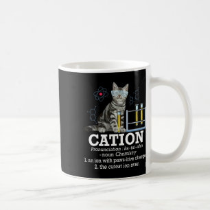 Mug Cation - Chimie amusante Humour Science Enseignant