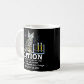 Mug Cation Fun Chimie Humour Science Enseignant Chat P (Devant gauche)