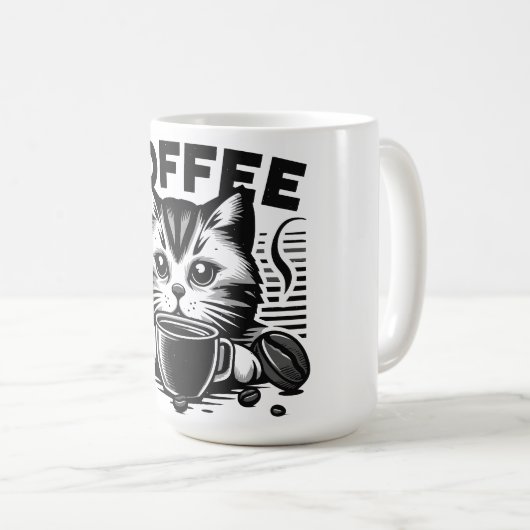 Mug Catitude Caféinée (Devant droit)