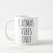 Mug Catmas Vibes Only Holiday Cat (Gauche)