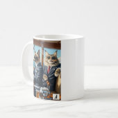 Mug Catpitalist Ecologism : Parce que les yachts écolo (Devant gauche)