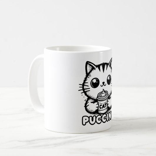 Mug Catpuccino 1 (Devant gauche)