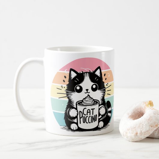 Mug Catpuccino 3 (Avec donut)