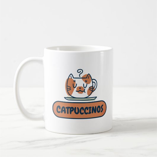 Mug Catpuccinos Chat (Gauche)