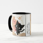 Mug Cats & Café...ma Furrvorite ! :) Mignonne, Drôle (Devant gauche)
