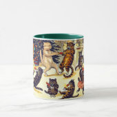 Mug Cat's Christmas Party, Louis Wain (Centre)