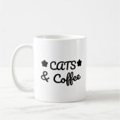 Mug Cats & Coffee -  Cat Lover Gift (Gauche)