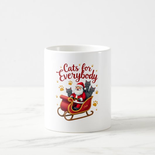 Mug Cats For Everybody Cat Christmas Ugly Christmas Lo (Centre)