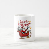 Mug Cats For Everybody Christmas Cat Funny Xmas Women  (Centre)