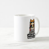 Mug – Cats on Top, Silent Judgment (Devant droit)