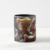 Mug Cats playing poker (Centre)