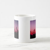 Mug Cattails au coucher du soleil (Centre)