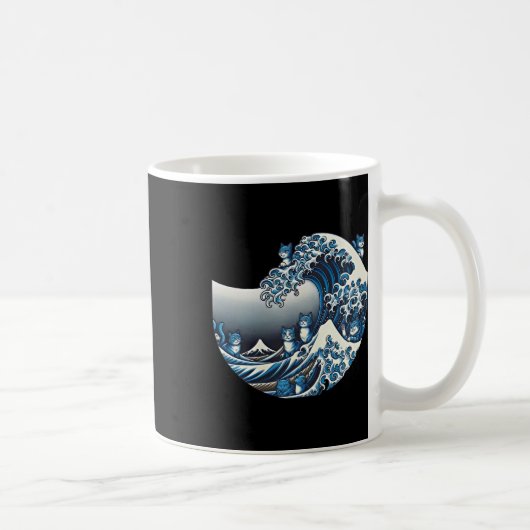 Mug Catzilla Chat Art Japonais Dons De Chat Drôle Pour (Droite)