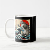 Mug Catzilla Chat Art Japonais Dons De Chat Drôle Pour (Gauche)
