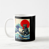 Mug Catzilla Chat Art Japonais Dons De Chat Drôle Pour (Gauche)