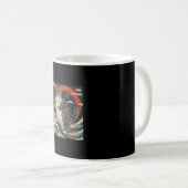 Mug Catzilla Chat Art Japonais Dons De Chat Drôle Pour (Devant droit)