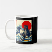 Mug Catzilla Chat Art Japonais Dons De Chat Drôle Pour (Gauche)