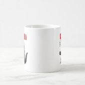 Mug Catzilla - Drôle Chat Godzilla Mashup (Centre)
