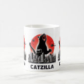 Mug Catzilla Funny Chat Rampage Epic Feline Monster Ch (Centre)