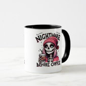 Mug Cauchemar avant café (Devant droit)