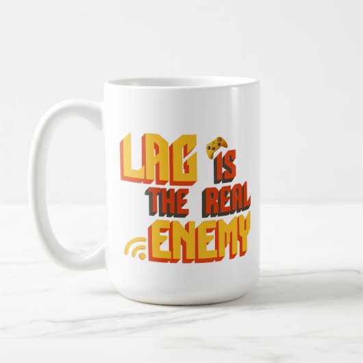 Mug Cauchemar des joueurs : LAG (Gauche)