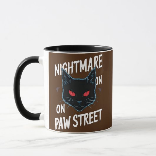 Mug Cauchemar noir (Gauche)