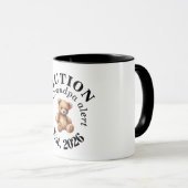 Mug CAUTION new Grandpa alert- Teddy Baby Announcement (Devant droit)