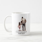 Mug Caution père et fille noire (6) (Gauche)