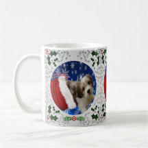 Cavachon Mug, chien de Noël