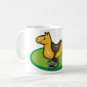 Mug Cavalier à ressort de cour de récréation (Devant gauche)