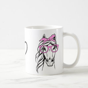 Mug Cavalier Cadeau Équitation Foulard Cheval 