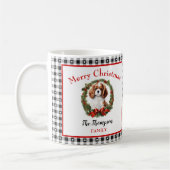 Mug Cavalier Charles Nom du chien En vichy Musique de (Gauche)