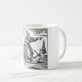 Mug Cavalier de l'escargot médiéval | Rétro Renaissanc (Devant droit)