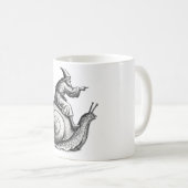 Mug Cavalier de l'escargot médiéval rétro , Renaissanc (Devant droit)