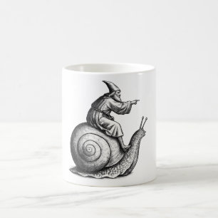 Mug Cavalier de l'escargot médiéval rétro , Renaissanc