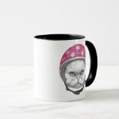 Mug Cavalier de moto de chat persan (Devant droit)