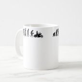 Mug Cavalier de moto d'évolution Motard Moto (Devant gauche)
