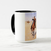Mug Cavalier des Plaines (Cowboy Horse Rider) (Devant gauche)