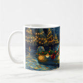 Mug Cavalier King Charles Croisière de Noël Festive (Gauche)