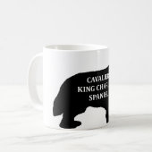 Mug Cavalier King Charles nom silo (Devant gauche)