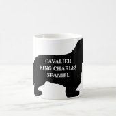 Mug Cavalier King Charles nom silo (Centre)