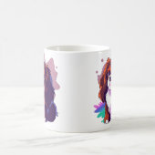 Mug Cavalier King Charles Pastel plus de Splash de cou (Centre)
