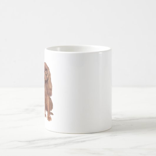 Mug Cavalier King Charles - Ruby (Centre)