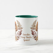 Mug Cavalier King Charles Spaniel Automne Wreath (Centre)