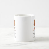 Mug Cavalier King Charles Spaniel Blenheim & Nom (Centre)