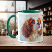 Mug Cavalier King Charles Spaniel Chien Portrait